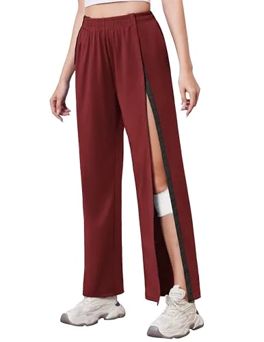 Women's Tear-Away Pants III, Wine Red