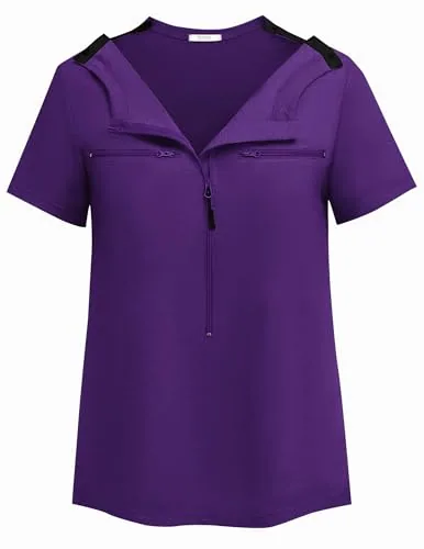 Women's Tear-Away Shirt 23, Dark Purple