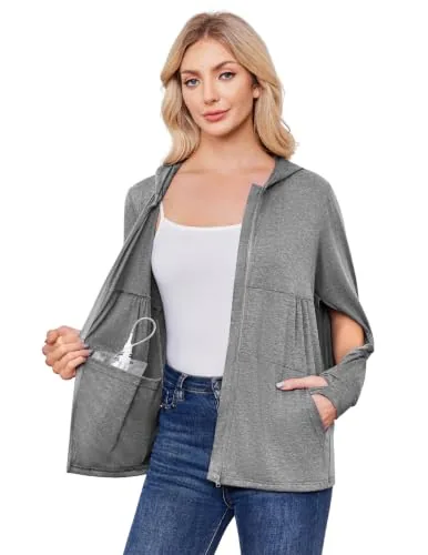Women's Mastectomy Shirt II, Light Grey