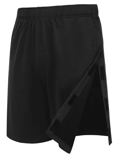 Men's Tear-Away Shorts, Black