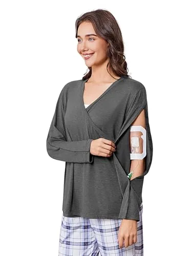 Women's Long-Sleeve Port-Access Sweatshirt III, Dark Grey