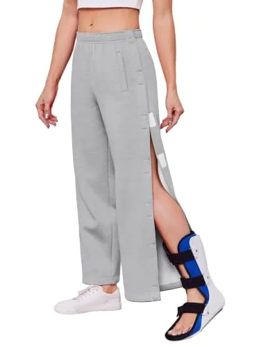 Women's Tear-Away Pants VI, Light Gray