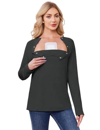 Women's Port-Access Shirt, Black