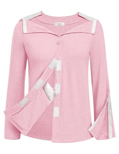 Women's Mastectomy Shirt VII, Pink
