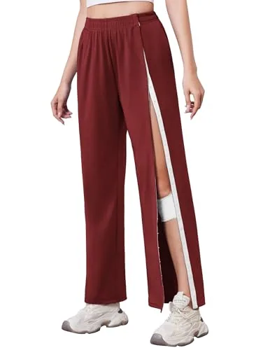 Women's Tear-Away Pants III, Wine Red