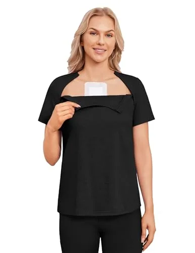 Women's Short-Sleeve Port-Access Shirt III, Black