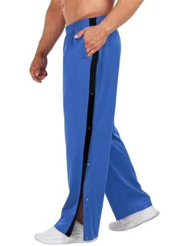 Men's Tear-Away Pants, Royal Blue