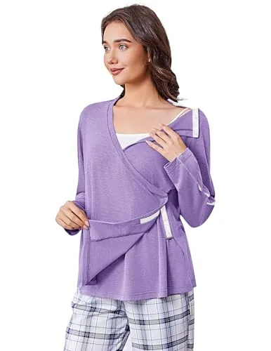 Women's Long-Sleeve Tear-Away Shirt II, Lilac Purple