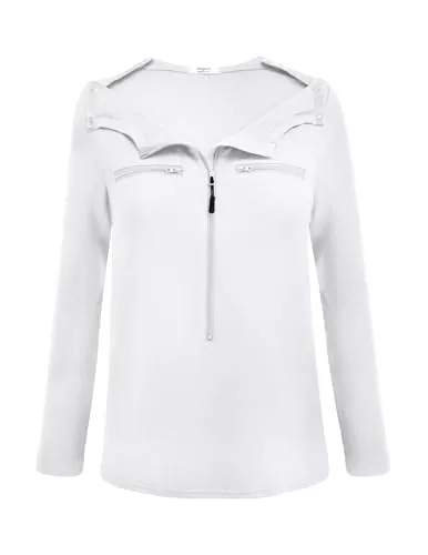 Women's Long-Sleeve Port-Access Shirt II, White