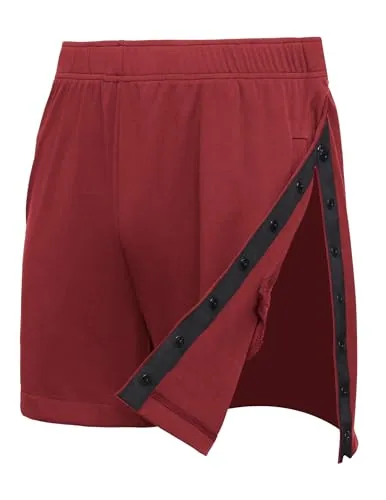 Men's Tear-Away Shorts IV, Wine Red