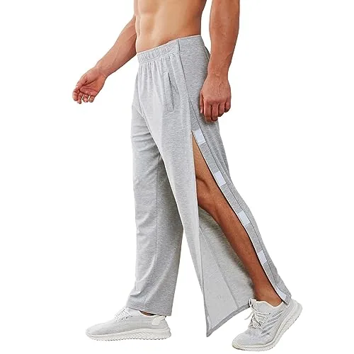 Men's Tear-Away Pants IV, Light Grey
