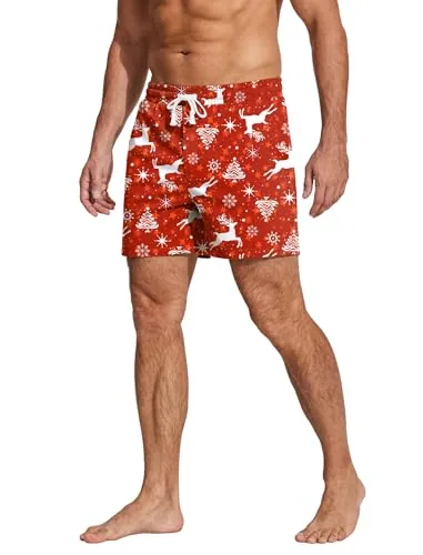 Men's Pajama Shorts IV, Red
