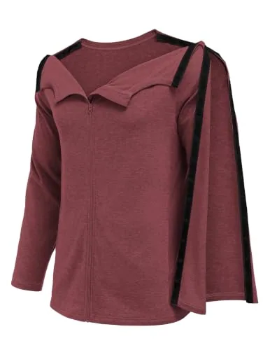 Men's Tear-Away Shirt IV, Burgundy