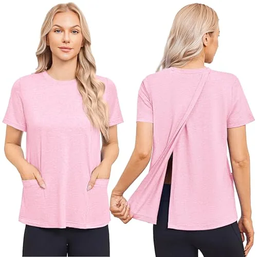 Women's Hospital Gown V, Pink