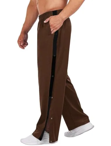 Men's Tear-Away Pants, Dark Brown