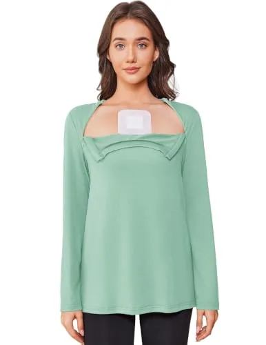 Women's Long-Sleeve Port-Access Shirt III, Ice Green