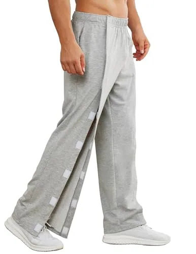 Men's Tear-Away Pants VI, Light Gray