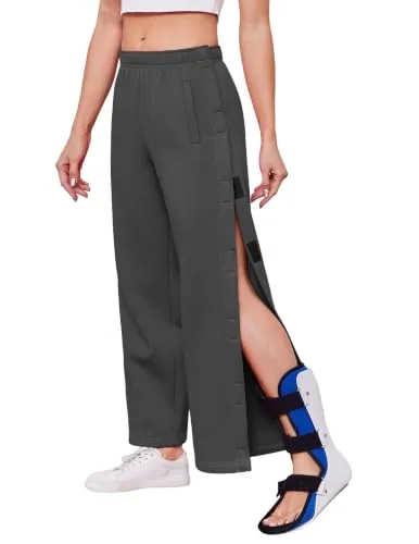 Women's Tear-Away Pants VI, Dark Gray