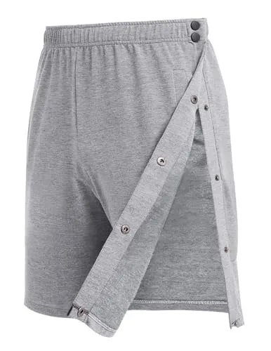 Men's Tear-Away Shorts III, Light Grey