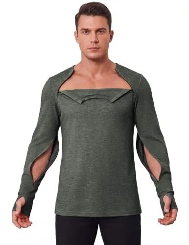 Men's Long-Sleeve Port-Access Shirt II, Dark Army Green