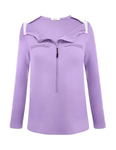 Women's Long-Sleeve Tear-Away Shirt IV, Purple