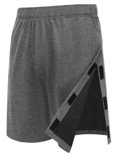 Unisex Tear-Away Shorts, Dark Grey